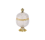 GLASS PINEAPPLE MEDIUM VGC367M CANDY JAR (PADI